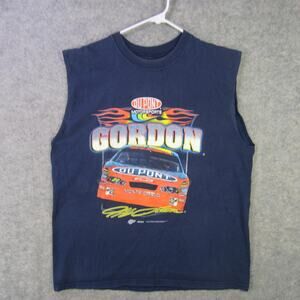 Vintage Jeff Gordon Shirt Mens Medium DuPont Motorsports NASCAR Racing 90s